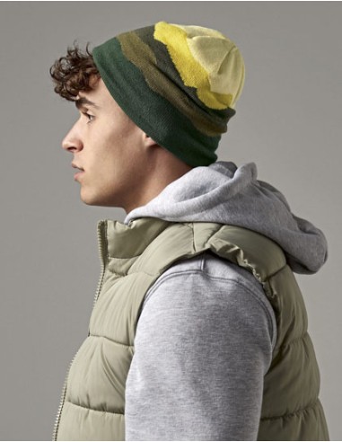 BEE-B394R-Mountain Peaks Pull-On Beanie